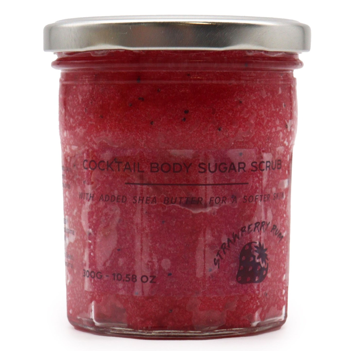 Cukrový telový peeling s vôňou - Strawberry Rum 300g