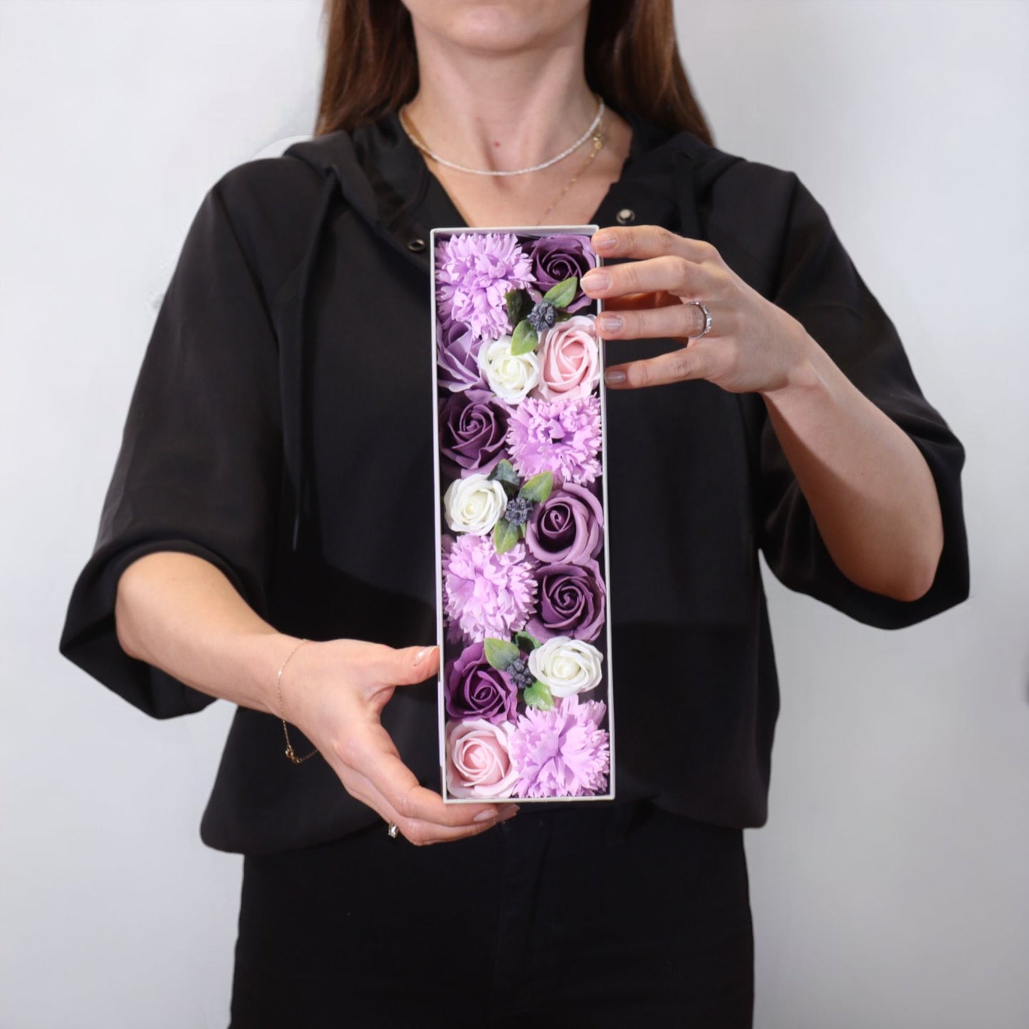 Long Box - Lavender Rose &amp; Carnation