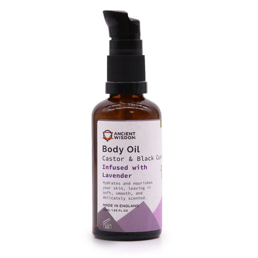 Organický telový olej 50ml - Levanduľa