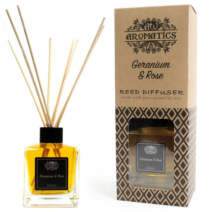 Aróma difuzér s esenciálnymi olejmi Pelargonie &amp; Ruže 200 ml
