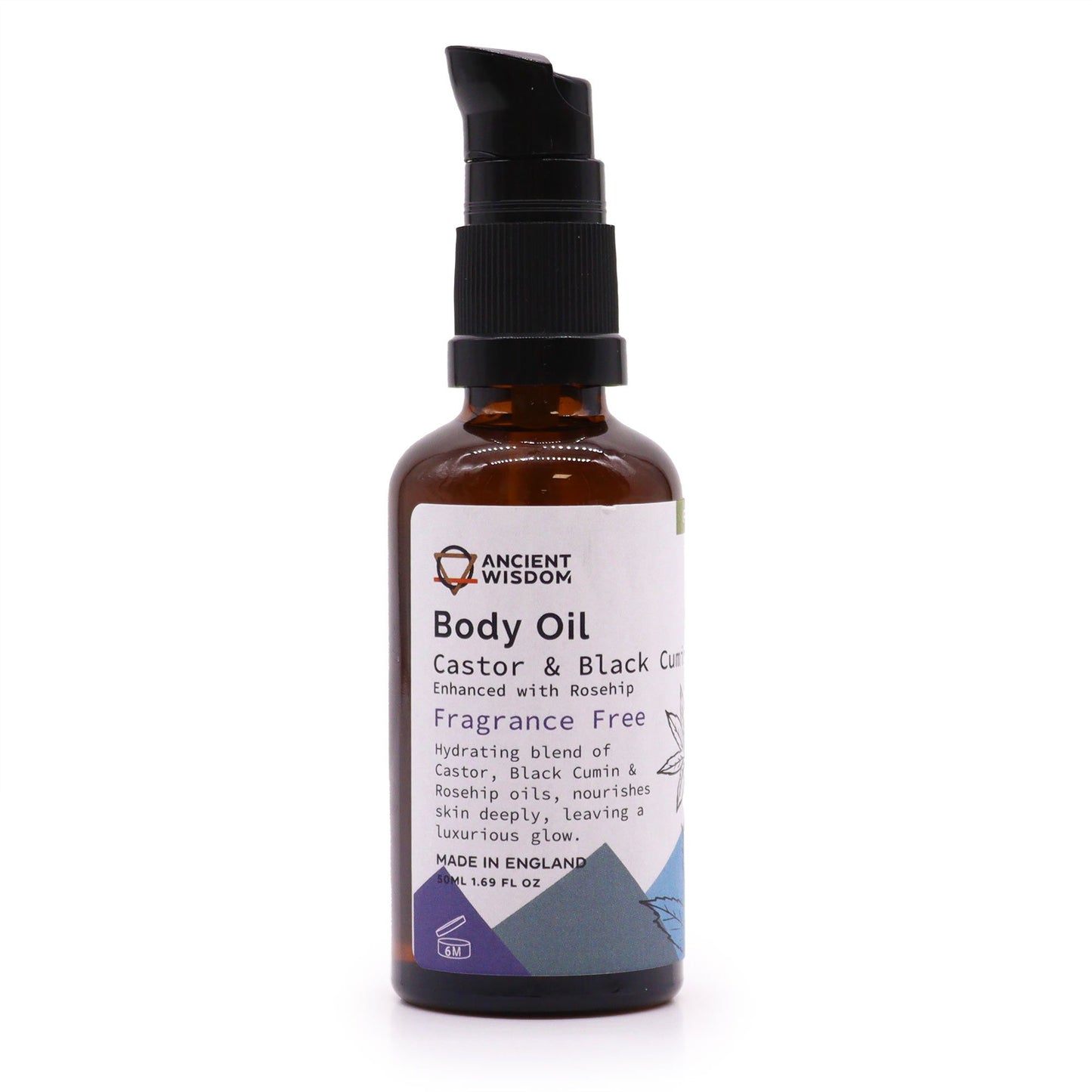 Organický telový olej 50ml - Šípkový (bez parfumácie)
