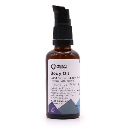 Organický telový olej 50ml - Šípkový (bez parfumácie)