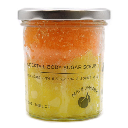 Cukrový telový peeling s vôňou - Peach Sangria, 300 g