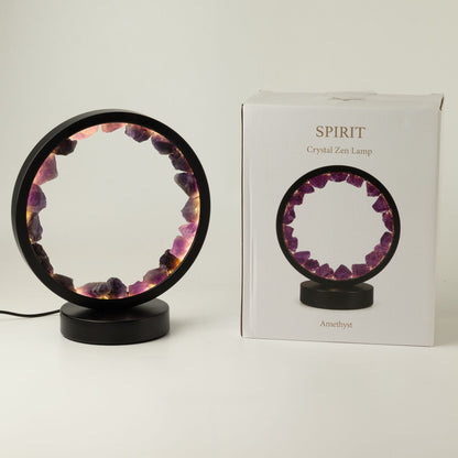 Dekoratívna lampa Halo s ametystom – Zen Spirit
