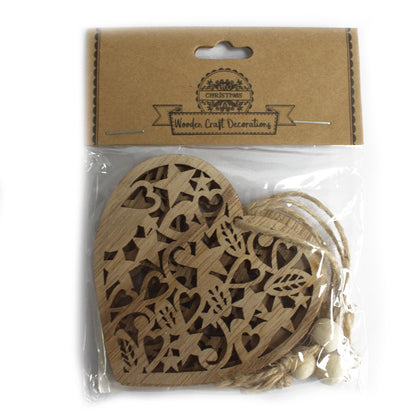 Balenie 2 ks drevená vianočná dekorácia – Snehuliak 