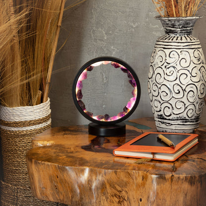 Dekoratívna lampa Halo s ametystom – Zen Spirit