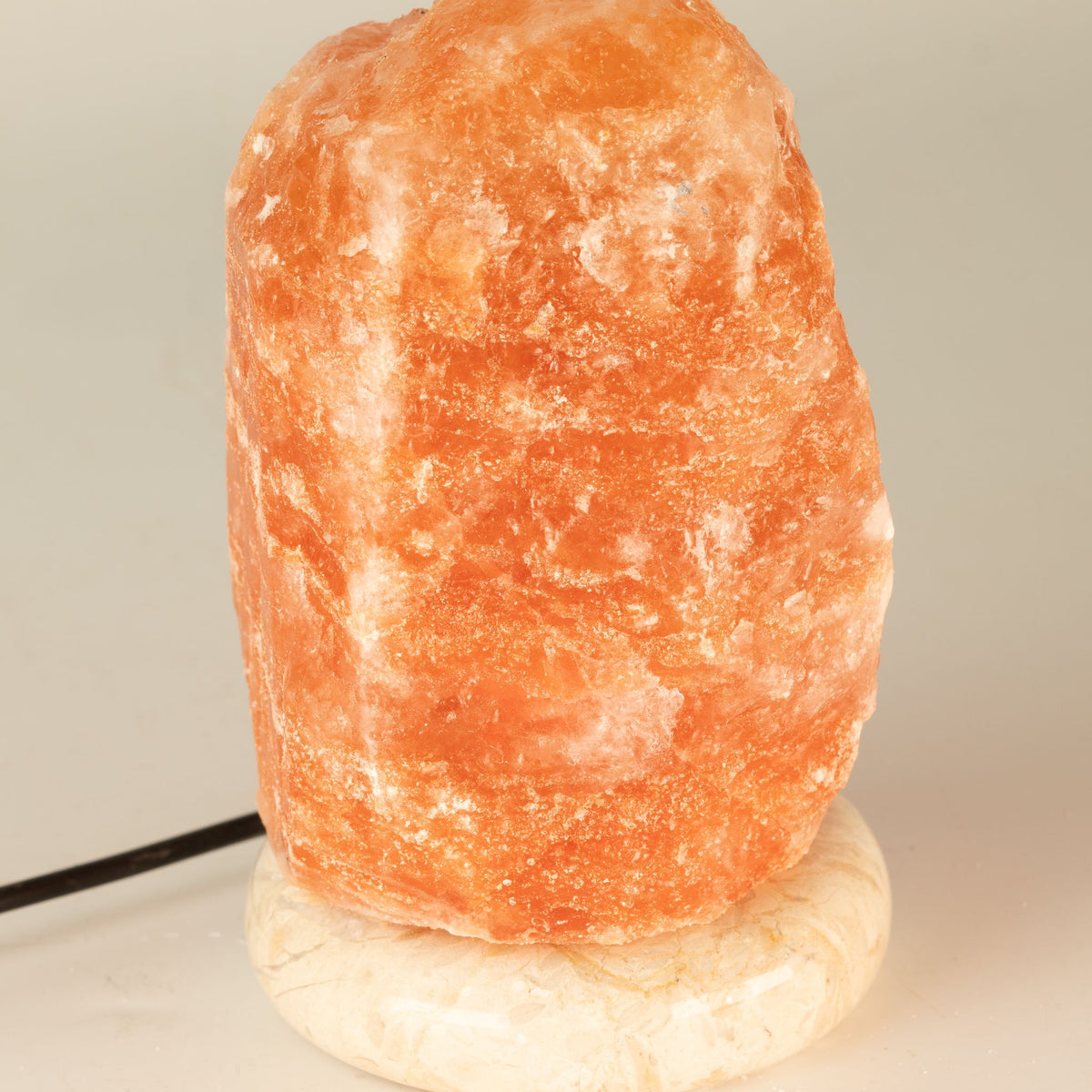 USB soľná lampa, 11,5 cm – biele svetlo