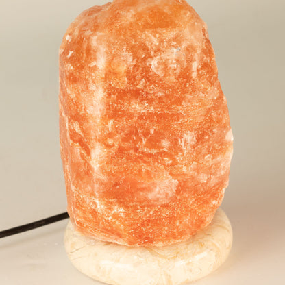 USB soľná lampa, 11,5 cm – biele svetlo
