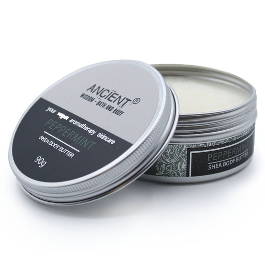Aromaterapeutické bambucké maslo 90 g – mäta pieporná