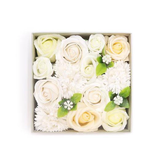 Square Box - Wedding Blessings - White &amp; Ivory