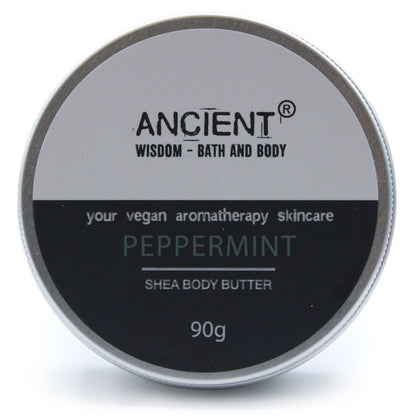Aromaterapeutické bambucké maslo 90 g – mäta pieporná