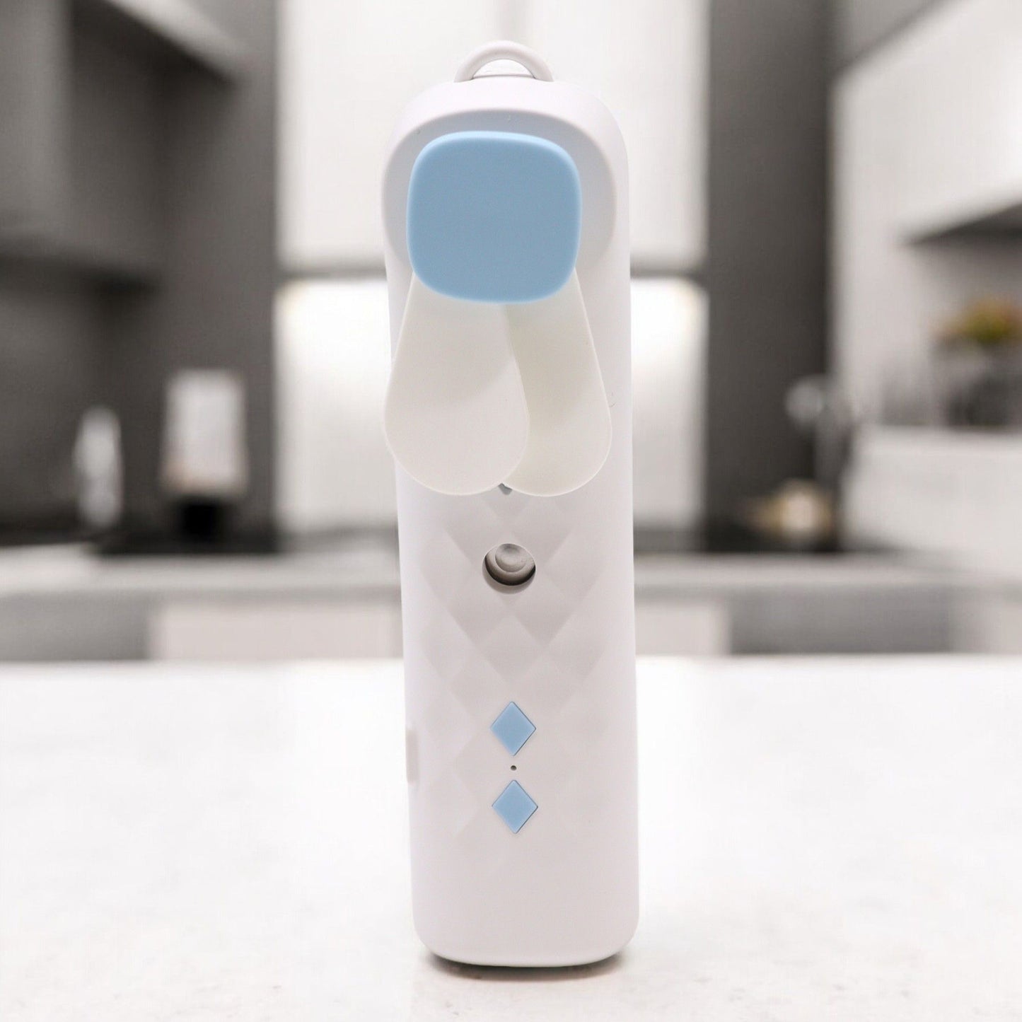 White Nano Mist Face Fan &amp; Spray - USB chargable