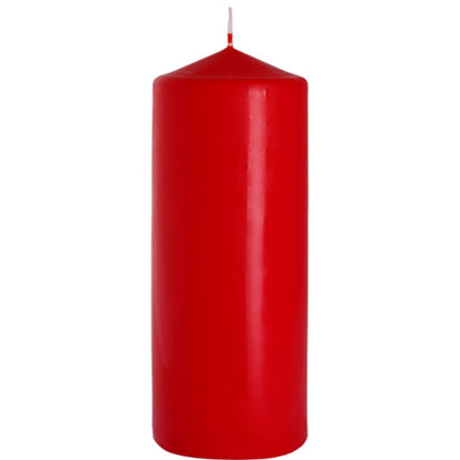 Sviečka 80 × 200 mm - červená