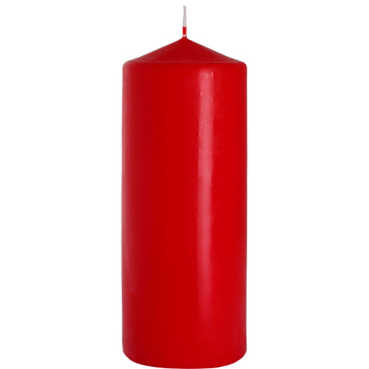 Sviečka 80 × 200 mm - červená