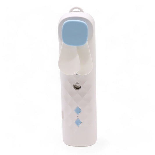 White Nano Mist Face Fan &amp; Spray - USB chargable