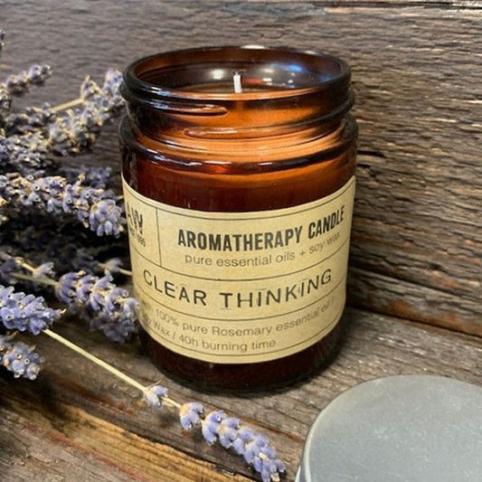 Aromaterapeutická sójová sviečka 200 g – Clear Thinking