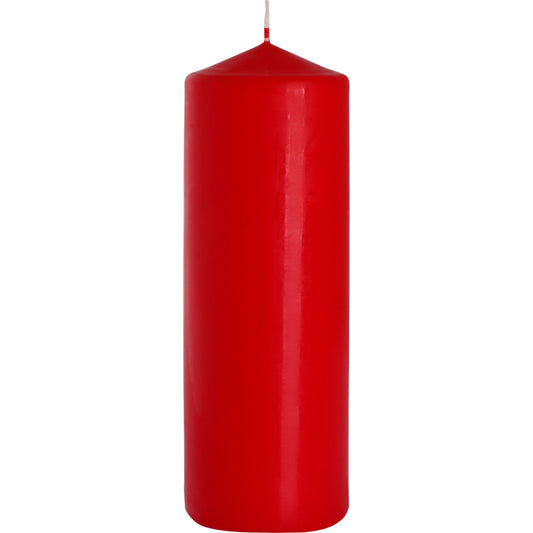 Sviečka 80 × 250 mm - červená