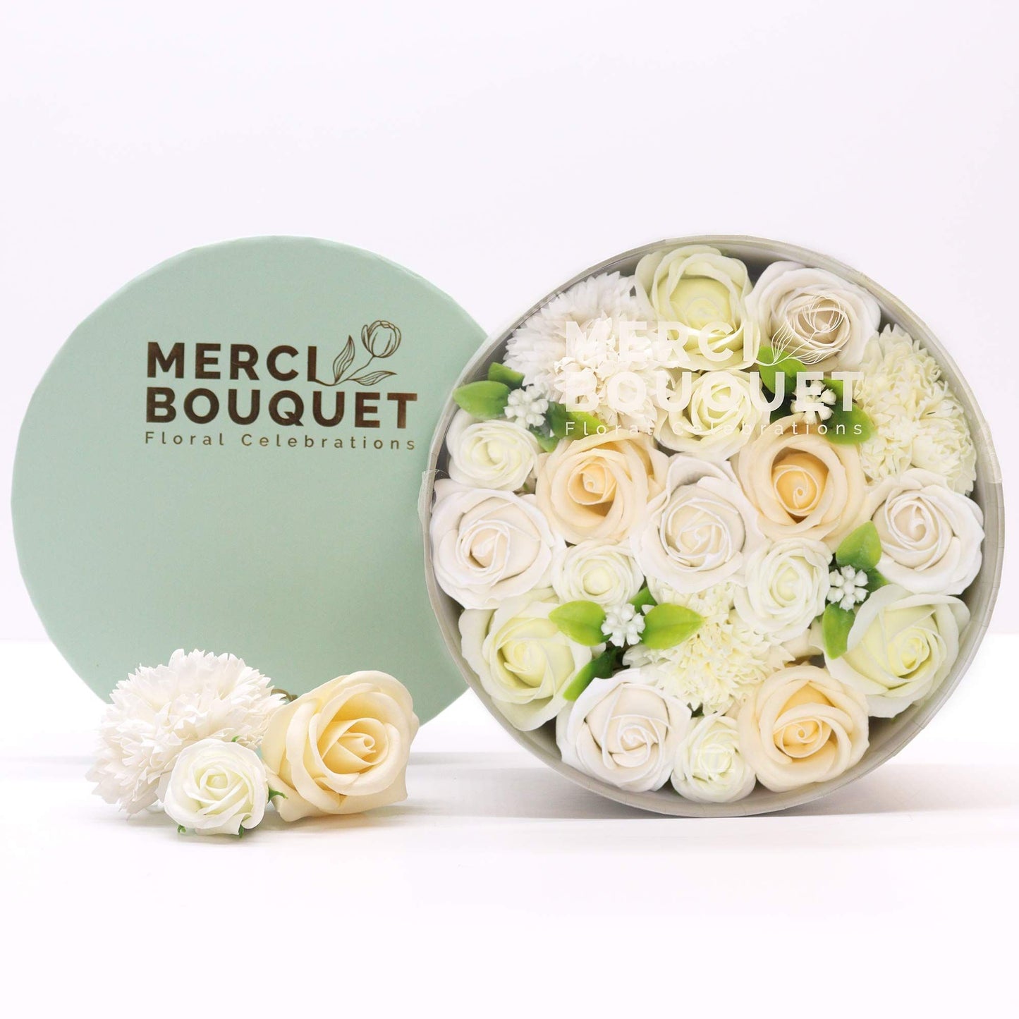Round Box - Wedding Blessings - White &amp; Ivory