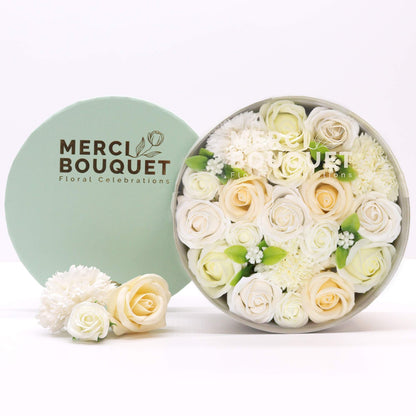 Round Box - Wedding Blessings - White &amp; Ivory