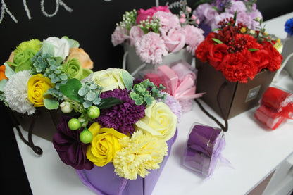 Soap Flower Bouqet - Pink Rose &amp; Carnation - SPECIAL