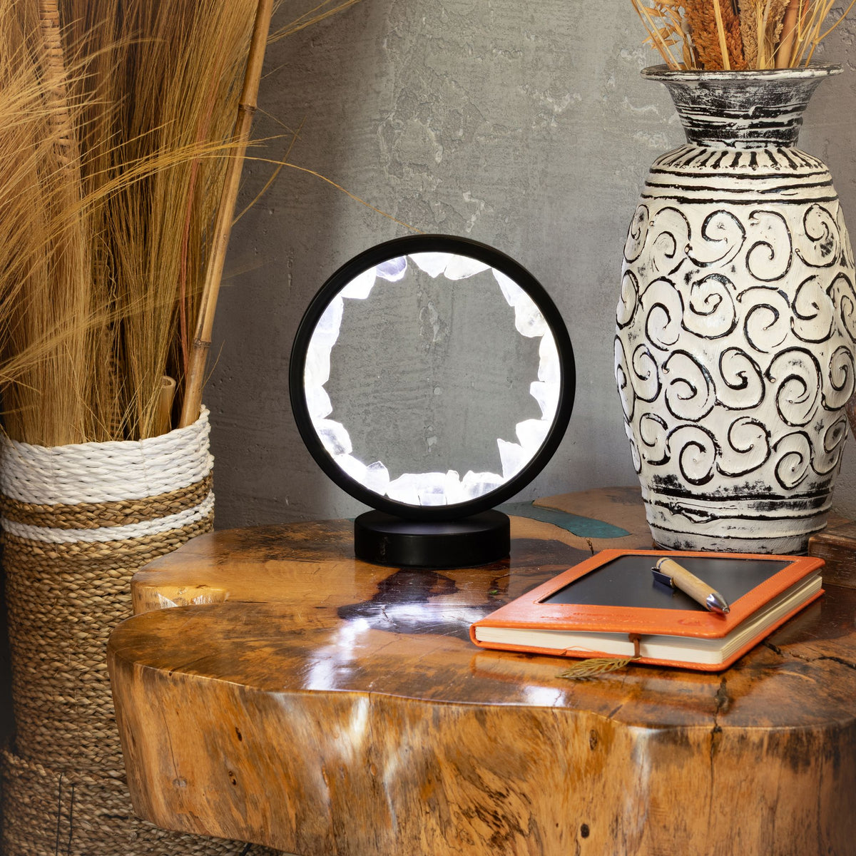 Dekoratívna lampa Halo – kryštál · Zen Mind