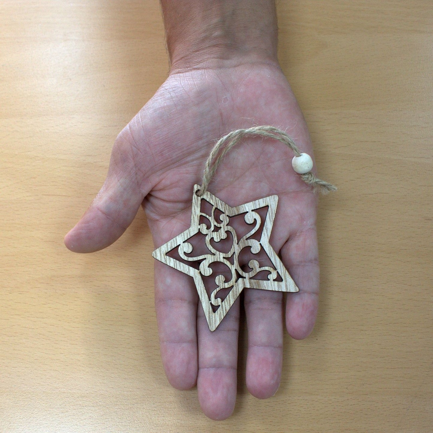 Balenie 2 ks drevená vianočná dekorácia – Snehuliak &amp; Stromček 