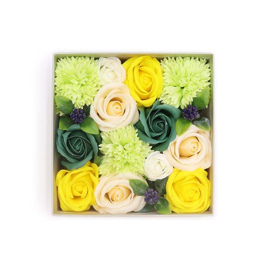 Square Box - Spring Celibrations - Yellow &amp; Greens