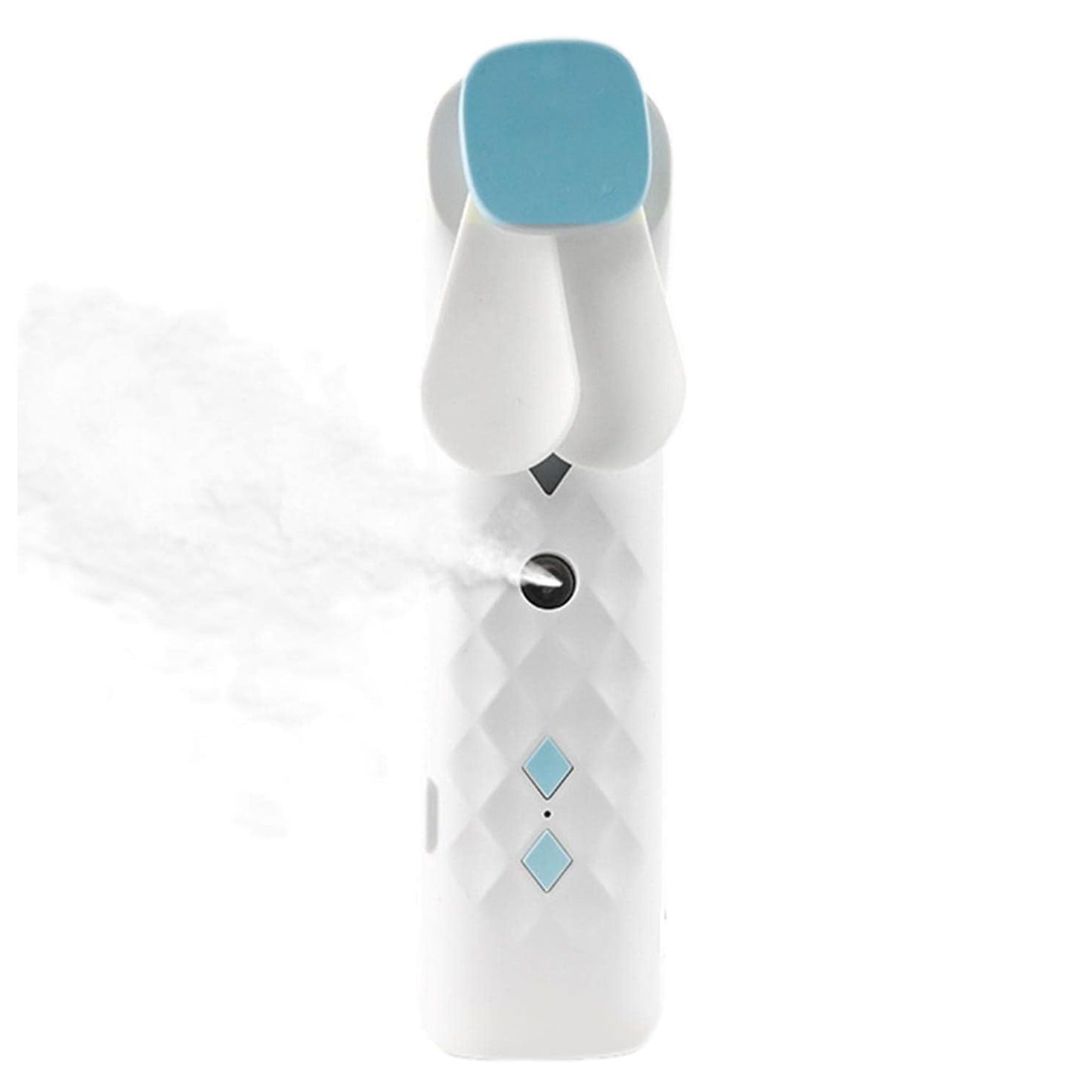 White Nano Mist Face Fan &amp; Spray - USB chargable