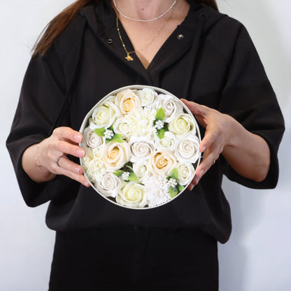 Round Box - Wedding Blessings - White &amp; Ivory
