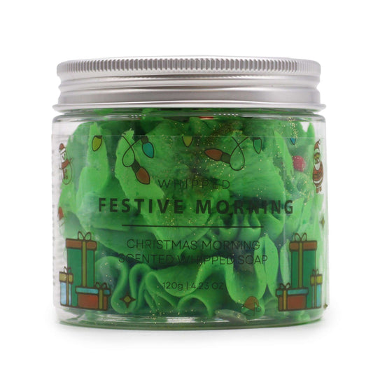 Šľahané krémové mydlo - Festive Morning 120 g