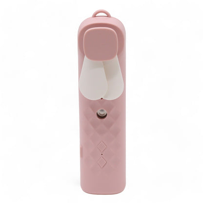 Pink Nano Mist Face Fan &amp; Spray - USB chargable