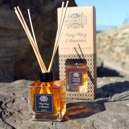 Aróma difuzér s esenciálnymi olejmi Ylang-ylang &amp; Mandarinka 200 ml