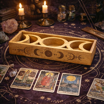 Podnos na tarot so stojančekom – Fázy mesiaca