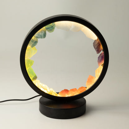 Dekoratívna lampa Halo – sedem kameňov