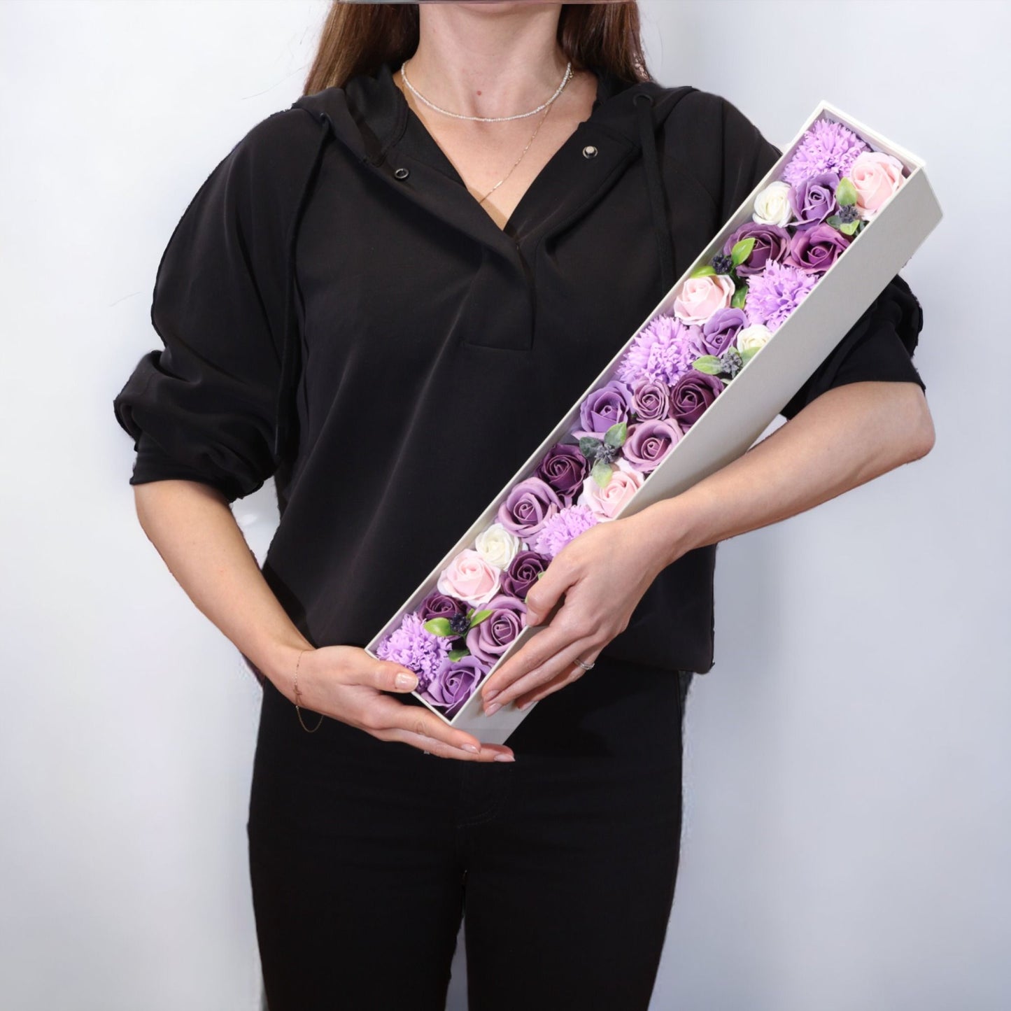 Extra Long - Lavender Rose &amp; Carnation