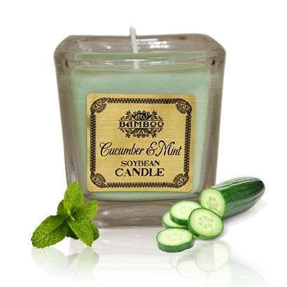 Soybean Jar Candle - Cucumber &amp; Mint