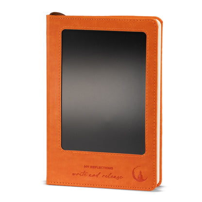 Zápisník pre vaše myšlienky A5 s LCD panelom – oranžová