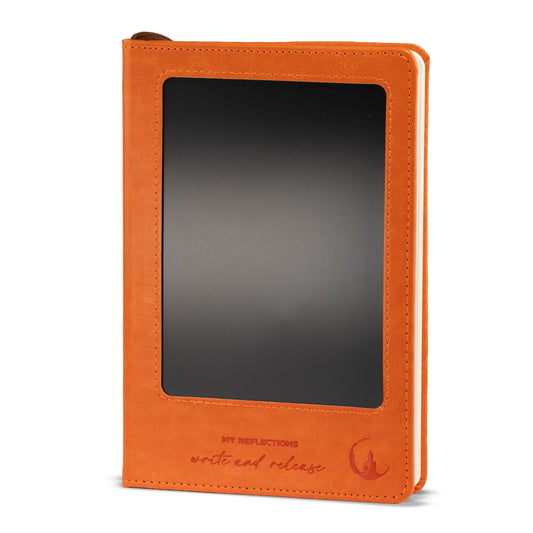 Zápisník pre vaše myšlienky A5 s LCD panelom – oranžová
