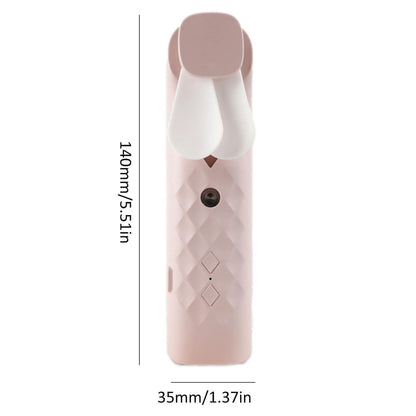 Pink Nano Mist Face Fan &amp; Spray - USB chargable