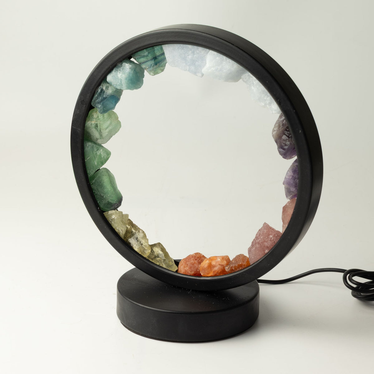 Dekoratívna lampa Halo – sedem kameňov