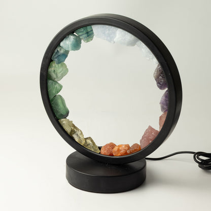 Dekoratívna lampa Halo – sedem kameňov